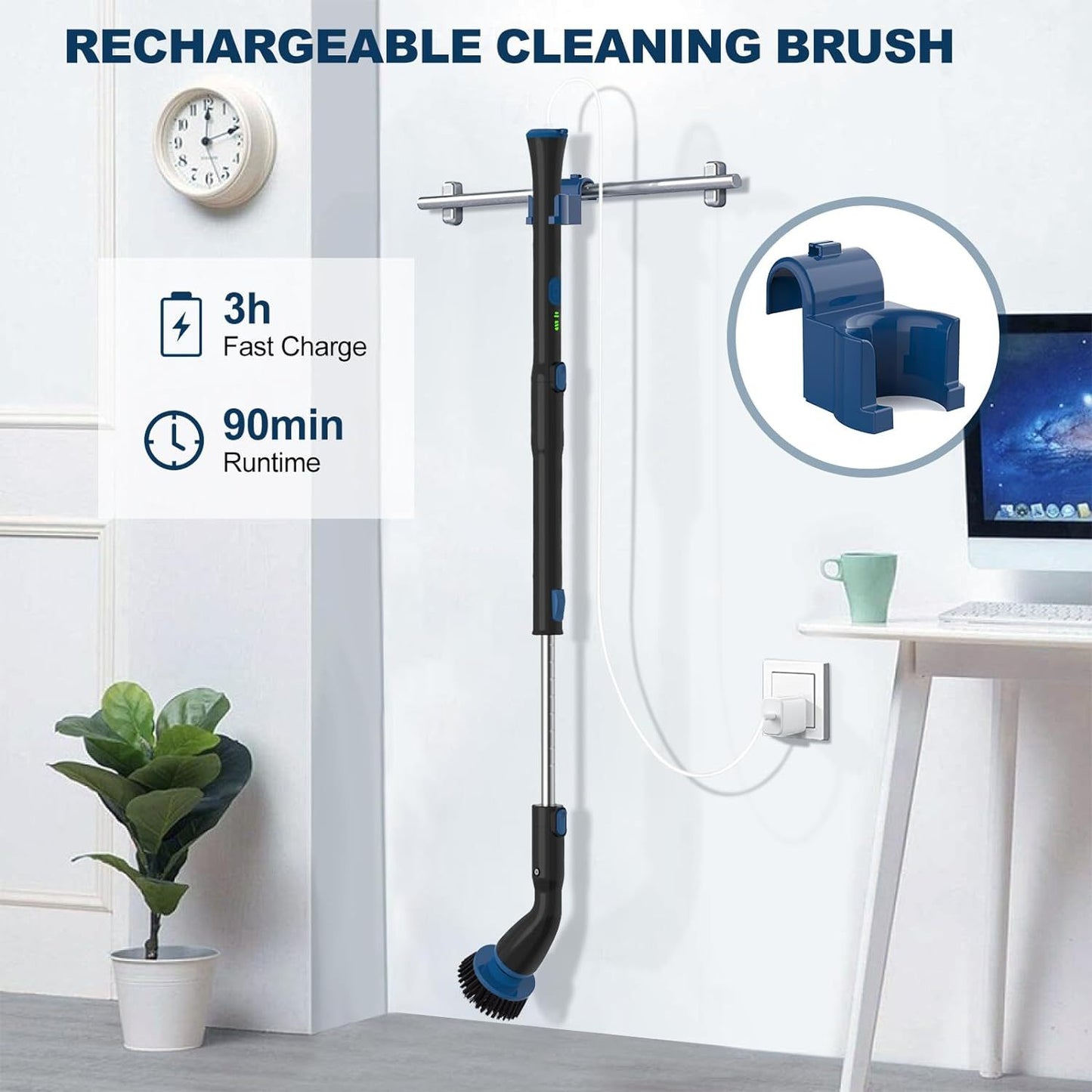 Cordless Cleaning Multi-Function Power Scrubber